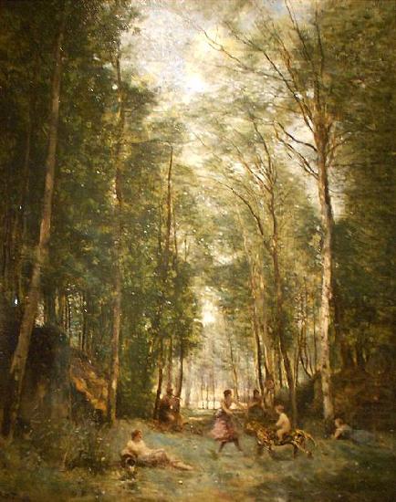 Jean-Baptiste-Camille Corot Souvenir of Marly-le-Roi